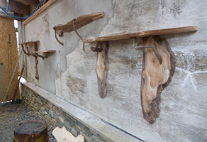 natural edge wood course